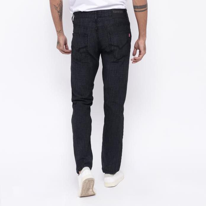 Edwin Celana Jeans Edw-115-01 Regular Fit Pria Panjang Hitam - Hitam, 33 Best Quality