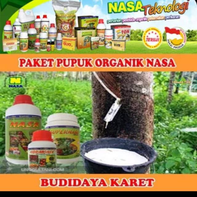 Pupuk Karet Nasa Pupuk Organik Modern/Cegah Kerontokan/Penghasil Getah Karet/Nasa Resmi Jakarta