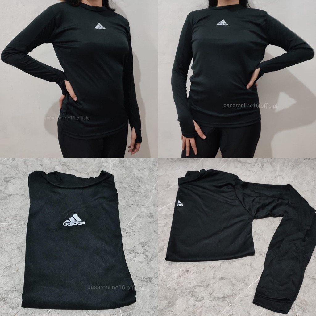 BAJU LENGAN PANJANG OLAHRAGA ADIDAS UNTUK SEPEDA