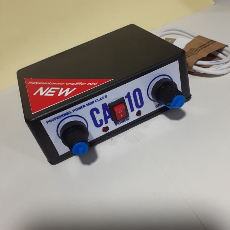 POWER AMPLIFIER CA 10  MINI 2 CHANNEL MINIATUR
