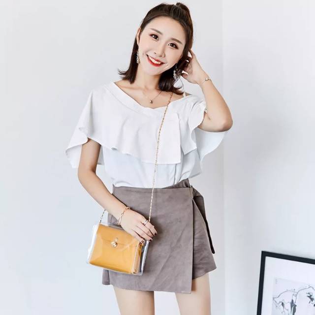 Tas Selempang Jelly Transparan Import / Sling Bag