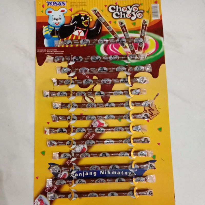 

Coklat pasta stik jadul / Choyo pasta layar isi 24pcs / Yosan choyo stik / Yosan coklat stik