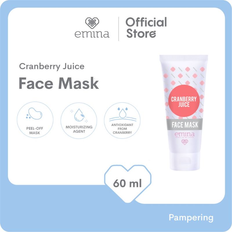 Emina Cranberry Juice Face Mask 60ML