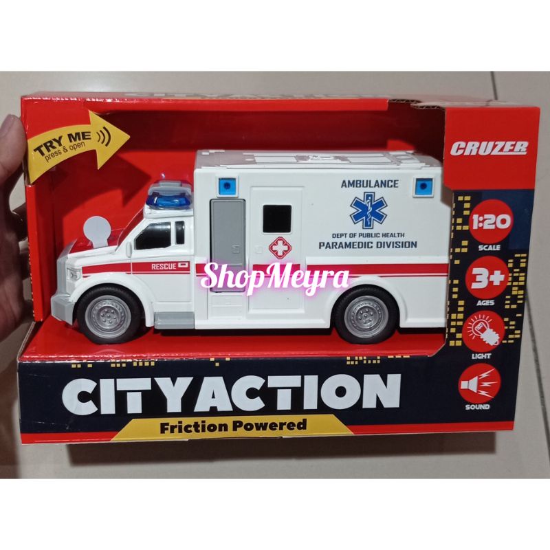 Cruzer City Action 1:20 Ambulance