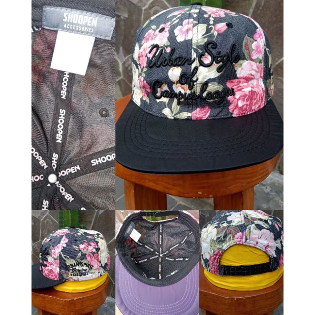 topi floral shoopen
