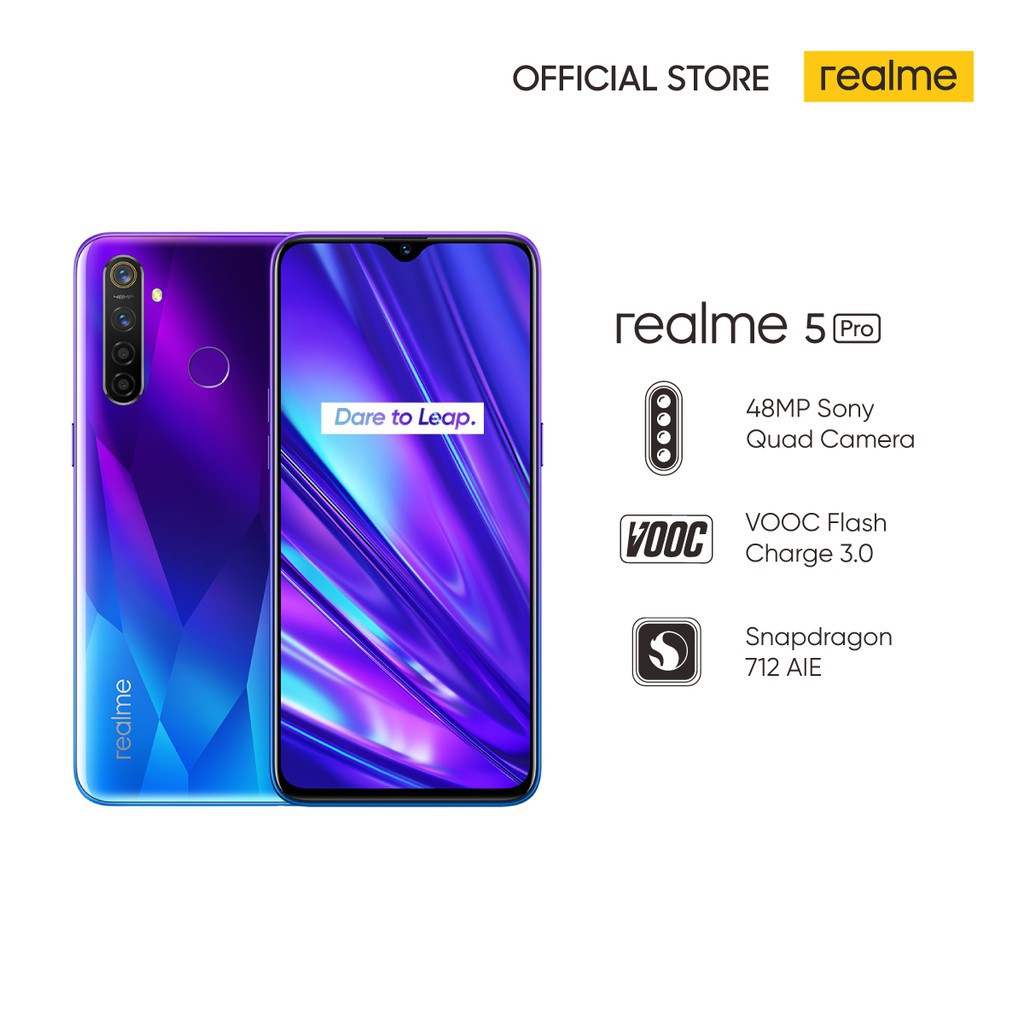 realme 5 Pro 4/128GB [Prosesor Qualcomm Snapdragon 712