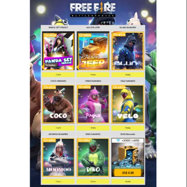 Link Phising Akun Free Fire - Syam Kapuk