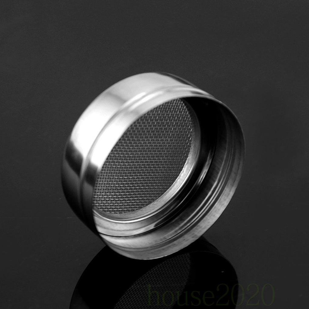 [house2020]Stainless Steel Coffee Powder Dredger Icing Sugar Salt Shaker Cocoa Cinnamon Flour Mesh Sifter Sprinkler