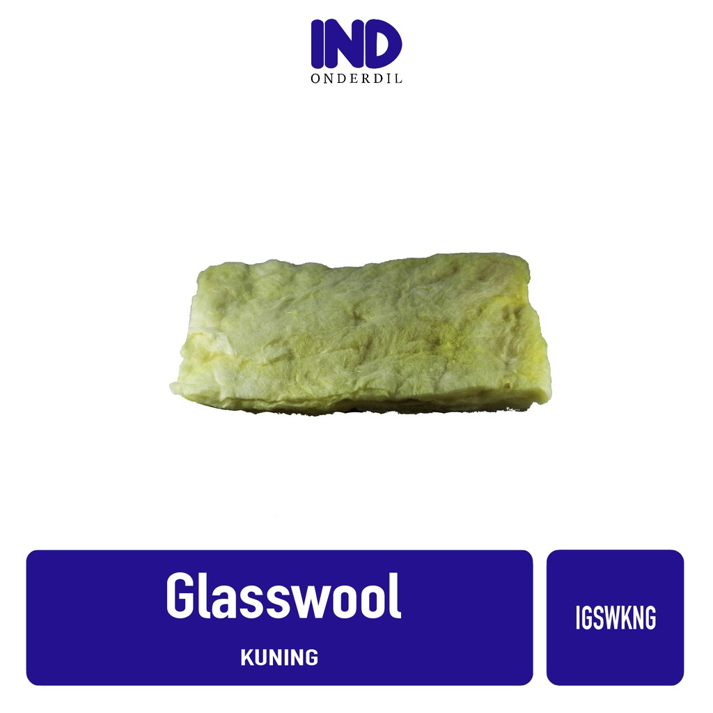 Glaspol/Glaspul/Glasswool/Peredam Knalpot/Gaspol Universal Kuning