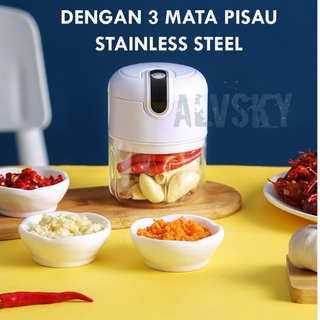 Jual Blender Mixer Alat Dapur Peralatan Masak Mini Chopper Stainless ...