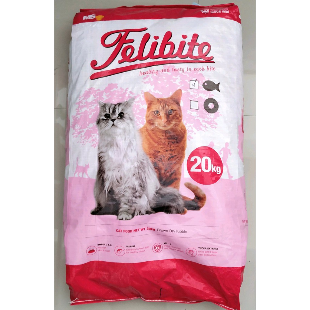 Felibite (Ikan&amp;Donat) Curah 20kg pakan kucing