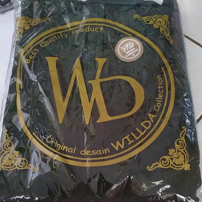 size L ZAHRA ANTEM WILLDA COLLECTION JILBAB KHIMAR KERUDUNG BERGO wilda-ARMY