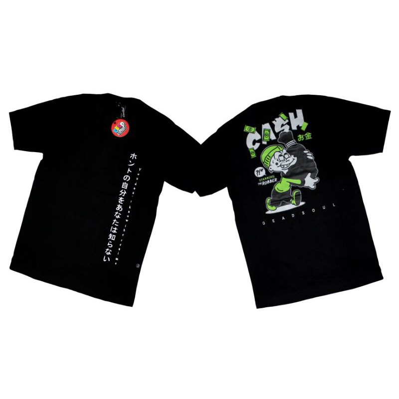 kaos distro Deadsoul hitam A3