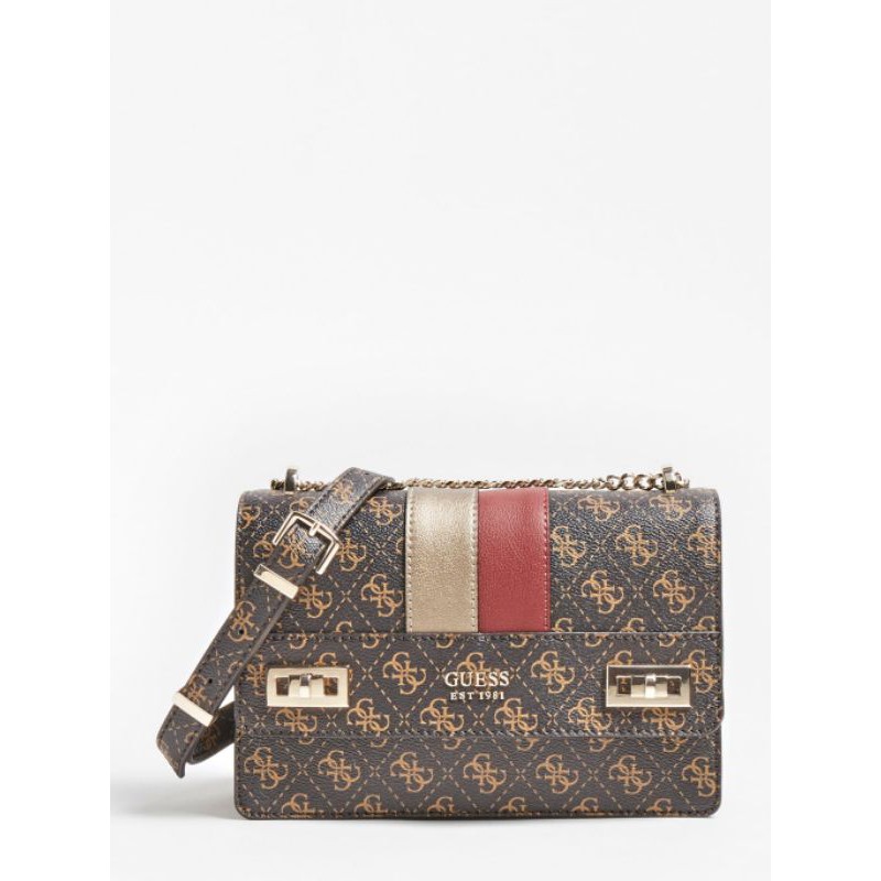 12.12 SALE | GUESSS Katey Convertible Flap Crossbody Bag