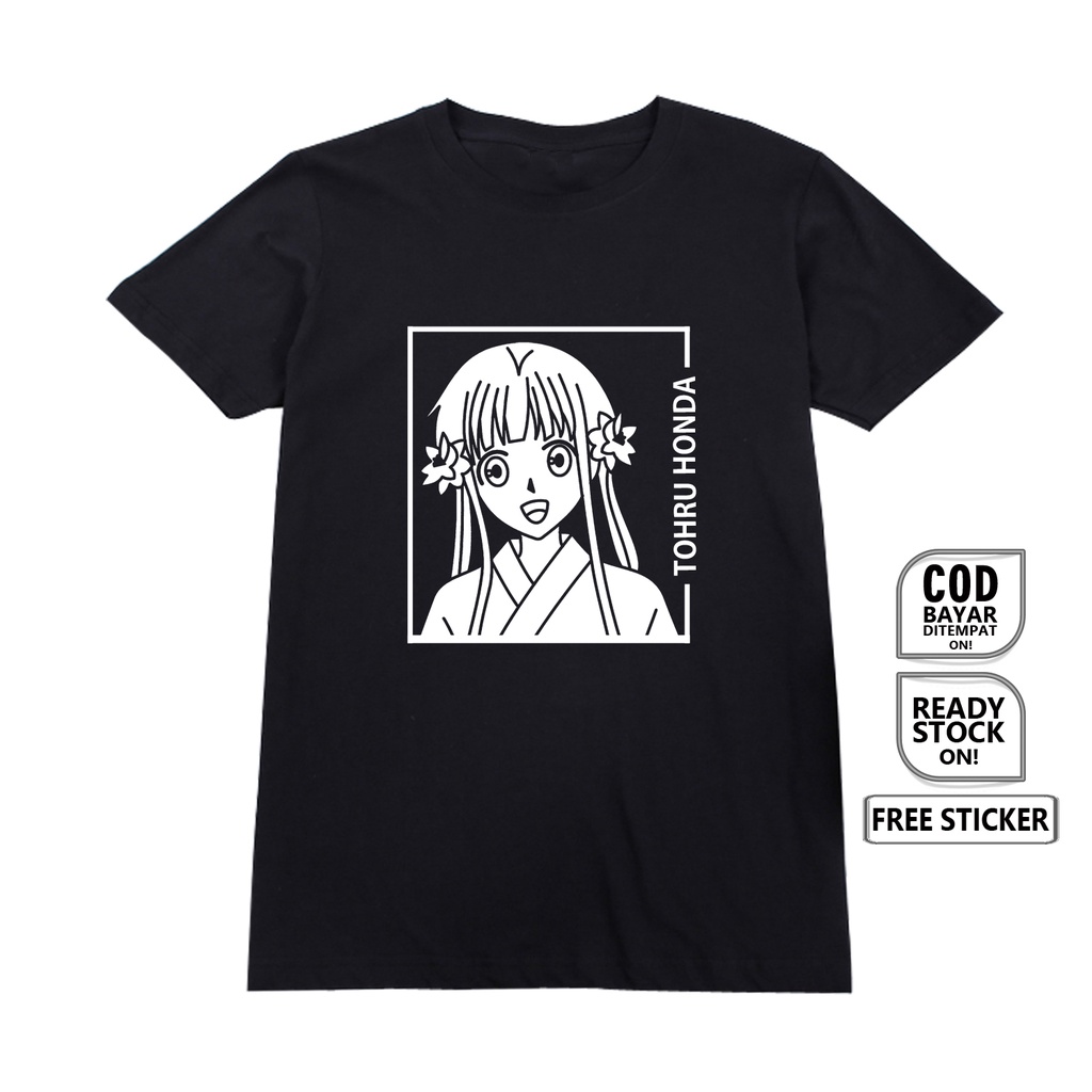 KAOS ANIME MANGA TOHRU HONDA FRUITS BASKET WAIFU WIBU YUKI SOHMA ARISA SAKI DEATH OF KYOKO BAJU JEPANG COSPLAY JAPAN CULTURE KYO ISUZU SOHMA KURENO HAJIME - SIGN CLOTH