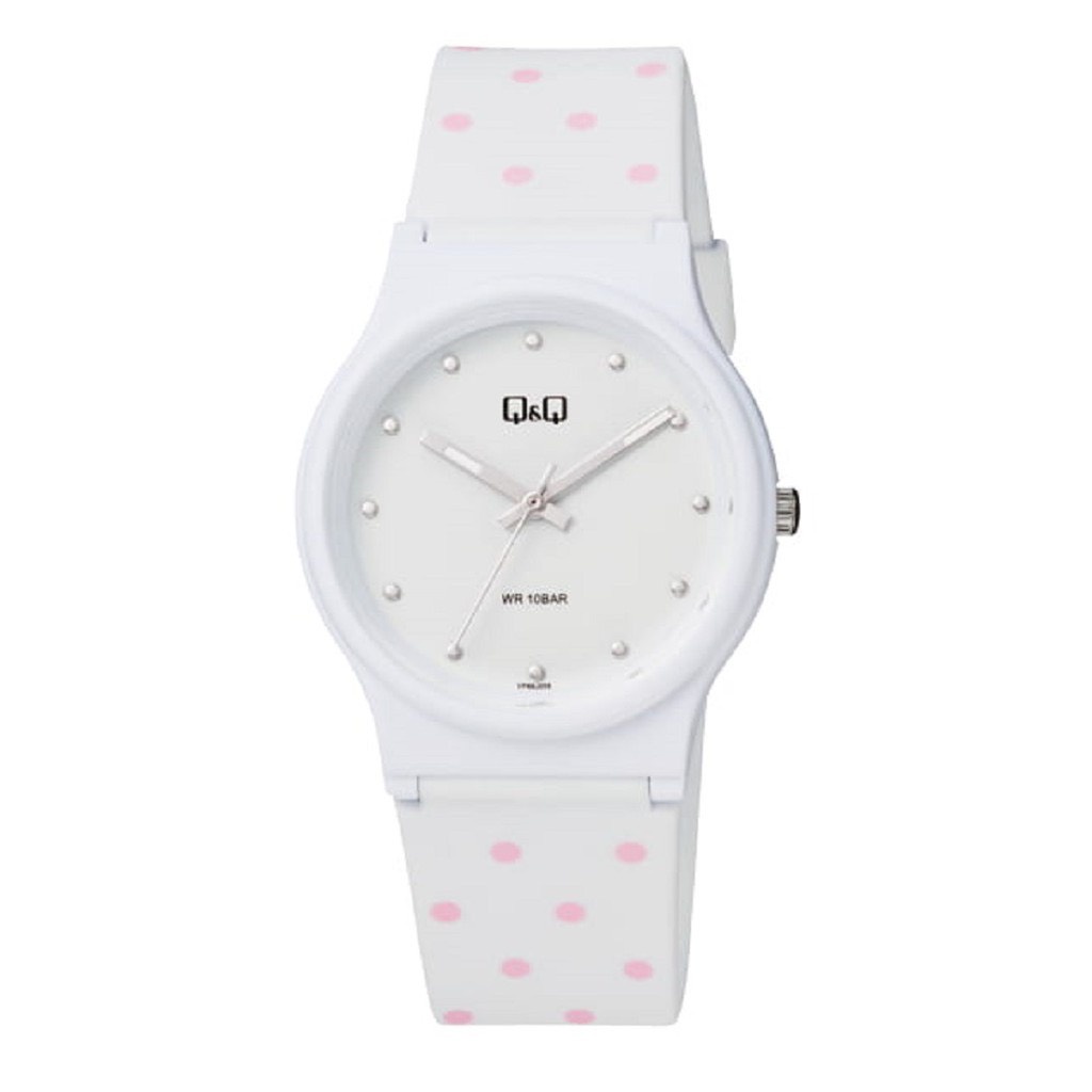 Q&amp;Q QQ QNQ VP46 VP46J 054Y - 059Y Analog Original Watch Jam Tangan Wanita / Anak Tali Karet