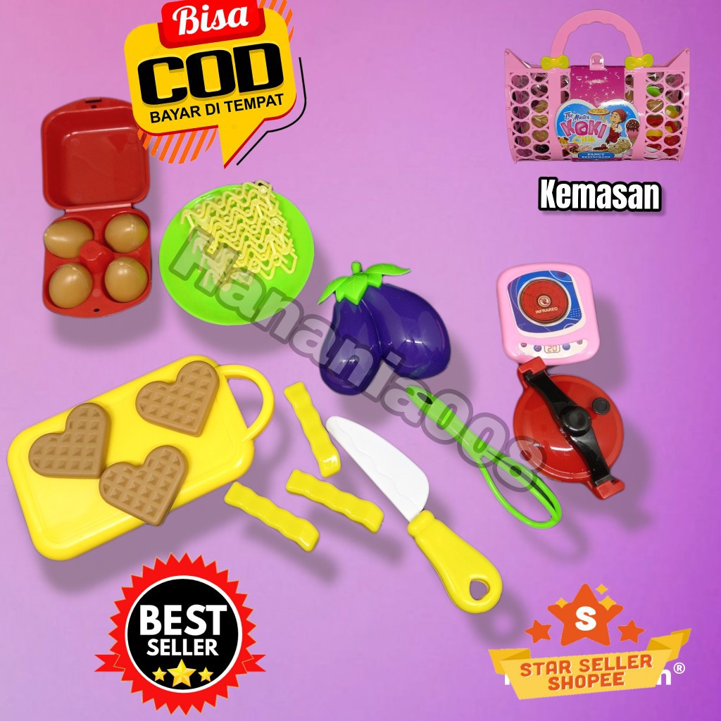 Ms.02 Mainan Masakan Tas Keranjang Mainan Masak-Masakan