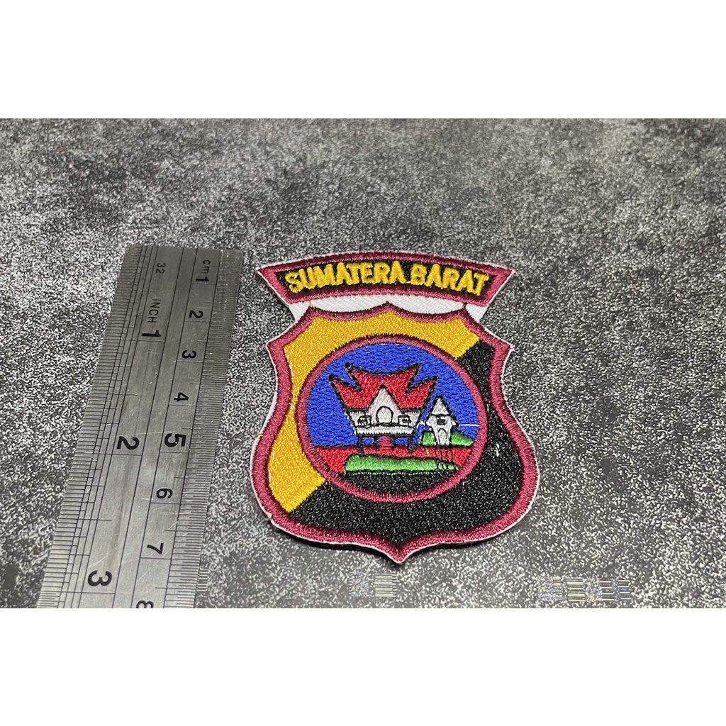 Bet Polres Sumatera Barat - Badge Baju Polda Sumbar Bordir