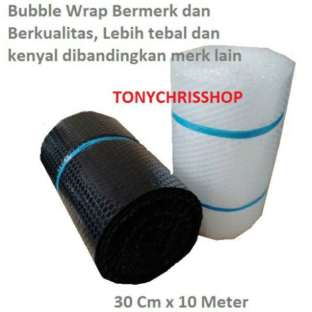 PROMO BUBBLE WRAP KUALITAS TEBAL BAGUS BERMERK  30CM x 10M