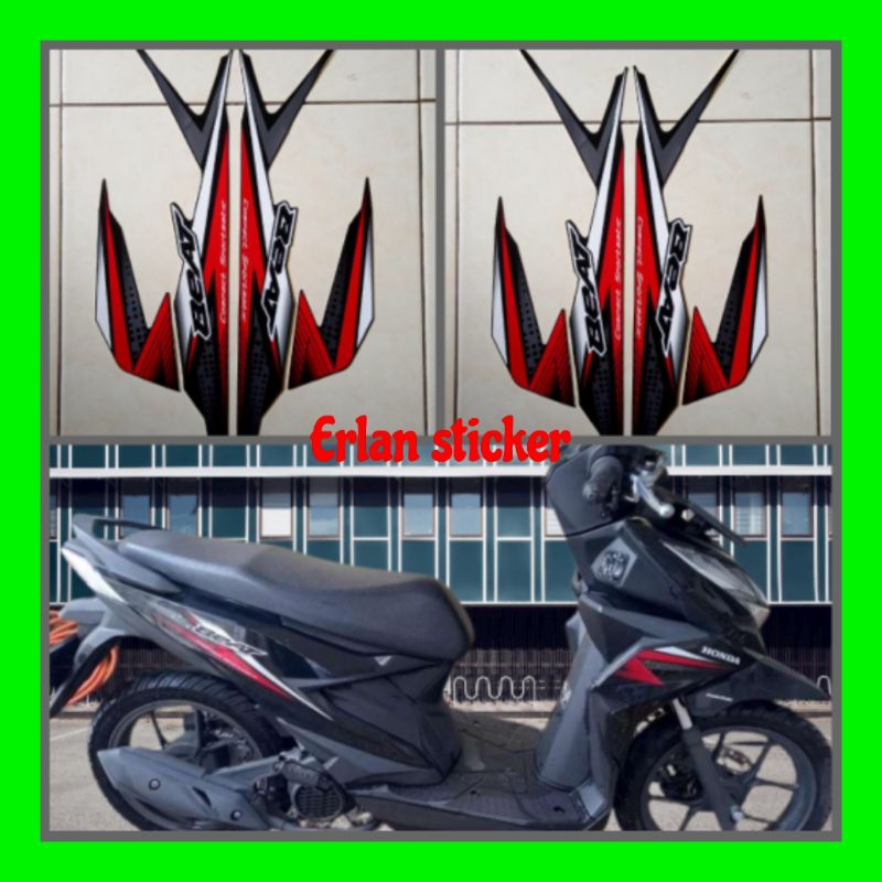 STIKER STRIPING LIS MOTOR BEAT CBS 2020