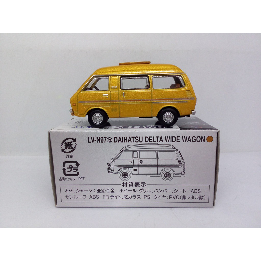 TOMICA LIMITED VINTAGE NEO LV-N97 Diecast Mobil DAIHATSU DELTA WIDE WAGON Original TOMYTEC
