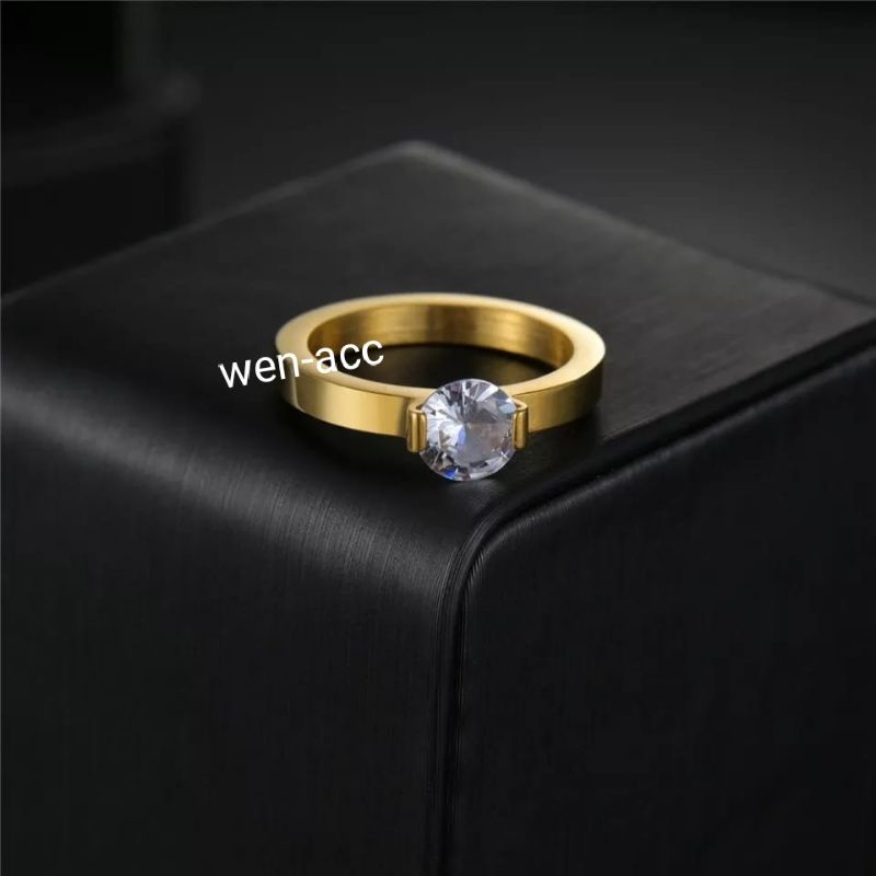 Cincin Permata Titanium Cincin Nikah Cincin Tunangan