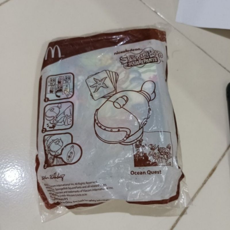 Ocean Quest - Spongebob Squarepants - Happy Meal Mc Donald Donalds Figure