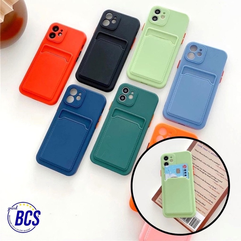 #1615 Case Slot Kartu fot Oppo A31 2020 / A33 / A52 / A53 / A54 / A74 / A92 / A95 Bcs