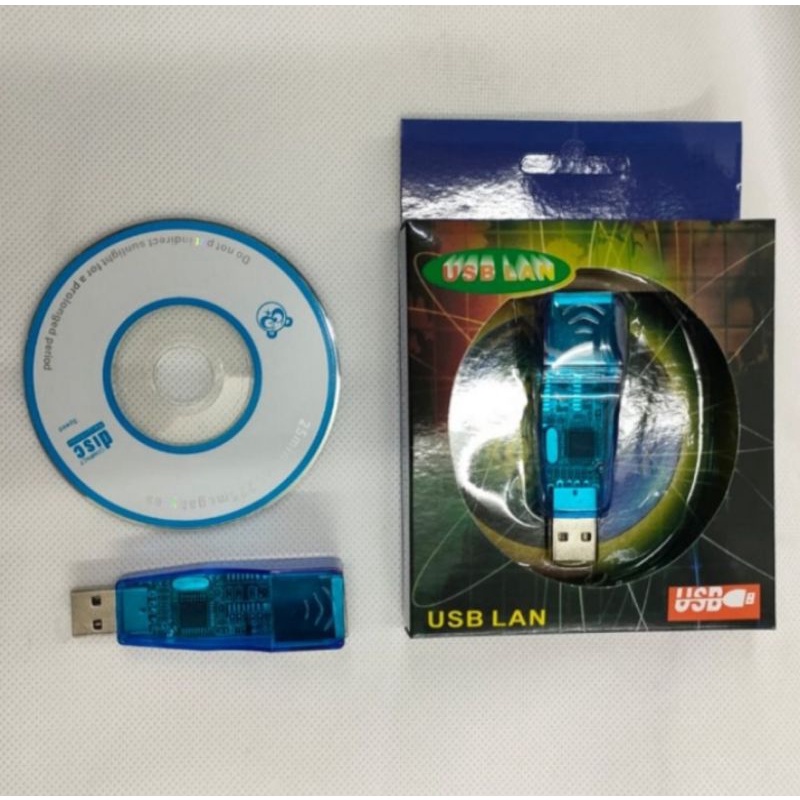 USB 2.0 TO LAN Biru/ USB LAN Adapter Converter Usb Ethernet ADAPTER BIRU 2.0 Lan USB RJ45