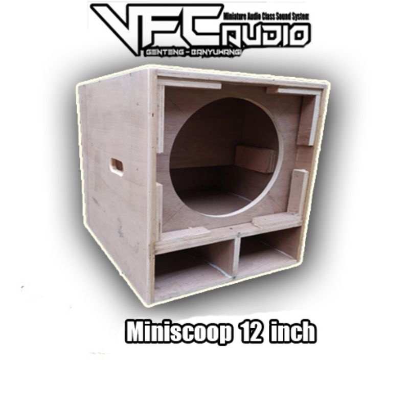 Box Subwofer Miniscoop 12 inch