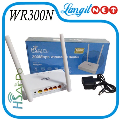 HS AIRPO WR300N 300Mbps WIRELESS N ROUTER