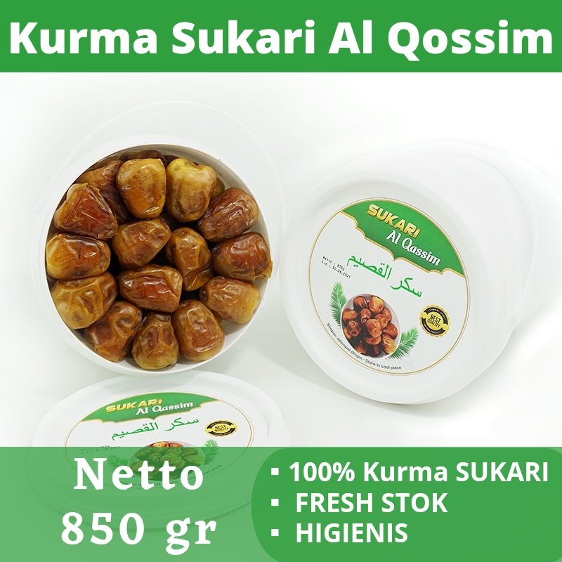 

Kurma Sukari Al-Qossim Ember 850 Gr