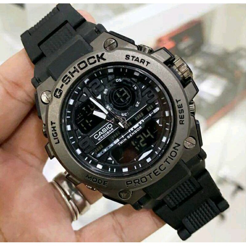 (COD) ANTI AIR JAM TANGAN PRIA CASIO G-SHOCK GST 8600 METAL ANTI AIR