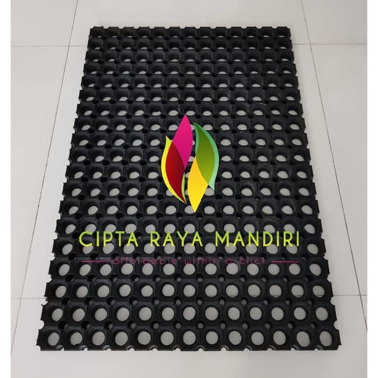 Keset Karpet Karet Anti Slip Kamar Mandi Tebal 40 x 60 cm / Karpet Kompos Tebal