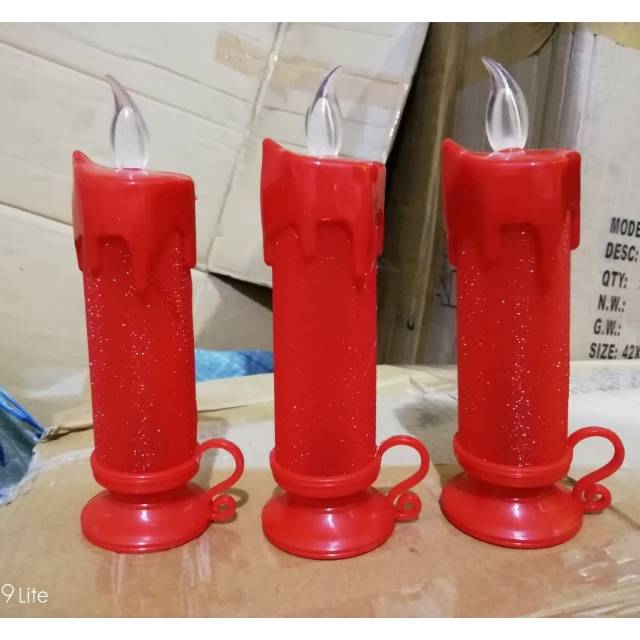 Lilin Led jumbo / Lilin LED panjang uk 18 cm