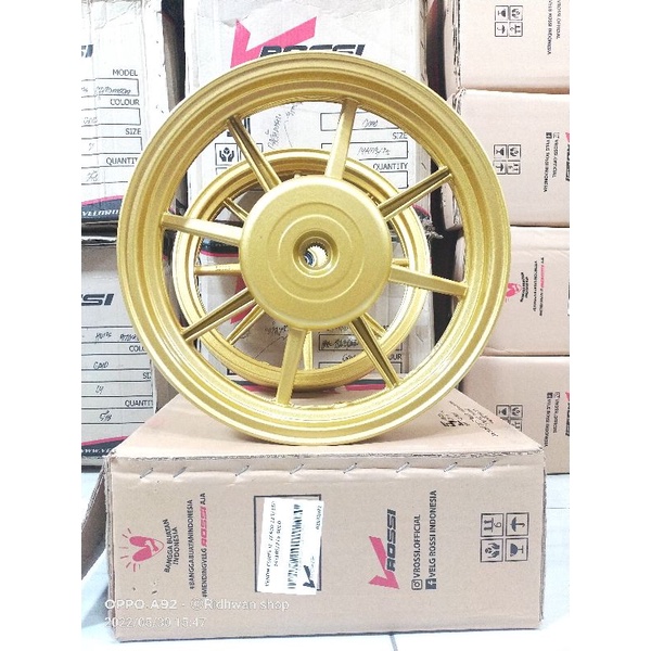 VELK RODA BAN VELG ROSI VARIO 125-150 MODEL COMET PALANG 8 UKURAN 185-215 RING 14 WARNA GOLD