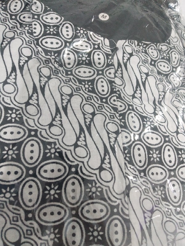 Tey-17 Batik Wanita Gamis Asj Sa Hrb026 Kenongo Kemeja Tosca Pendek