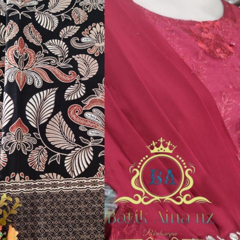 KEBAYA COUPLE MODERN KEBAYA LAMARAN WISUDA TUNANGAN KEBAYA KONDANGAN-KEBAYA+ROK (MAROON)