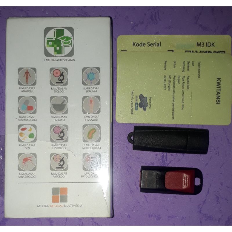 M3 - Dongle Media Pembelajaran Ilmu Dasar Kefarmasian Perguruan Tinggi Free Flashdisk 16 GB !