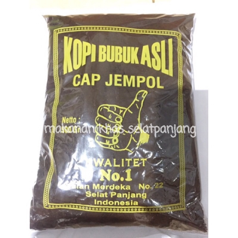 

Kopi Bubuk Asli Cap Jempol 500gram