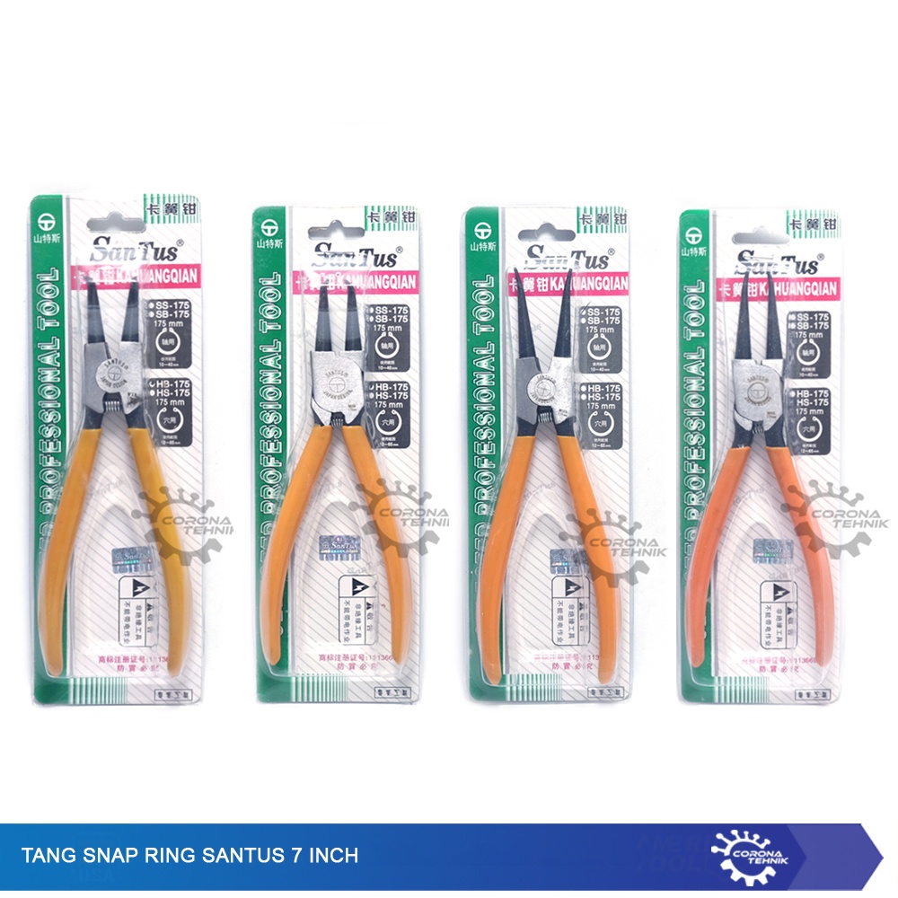 Santus  - Tang Snap Ring 7 Inch