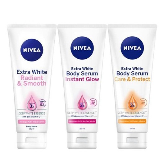 ☘️ CHAROZA ☘️ NIVEA Extra White Body Serum 70ML / 180 ML