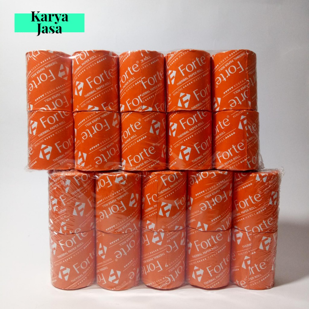 

Forte Thermal Paper Ukuran 57x47 | Kertas Thermal | Grosir ATK Medan