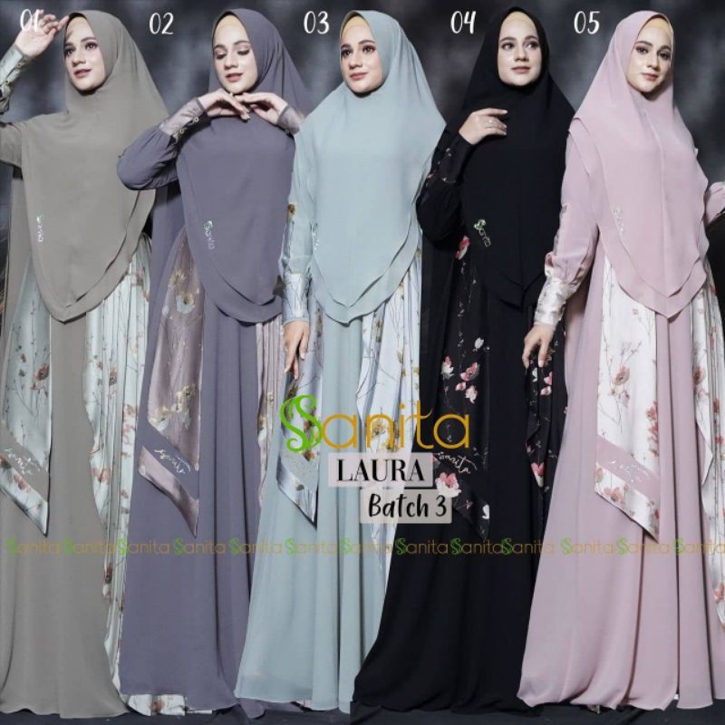 LIANTI Syari Laura 3 original Sanita terbaru