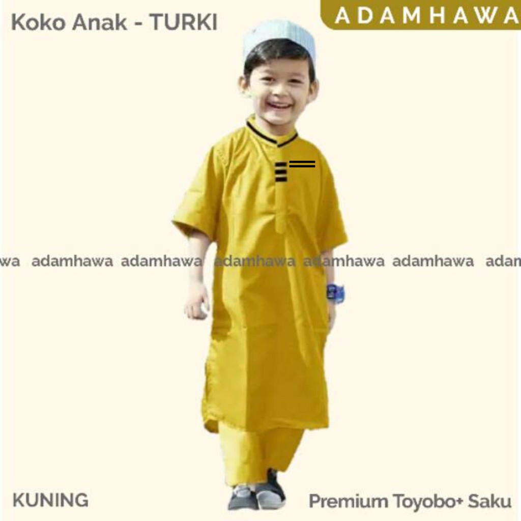 Koko Rafasya / Stelan koko turki anak / jubah anak / Pakistan anak / koko Rafarafi (Usia 2-12 tahun)