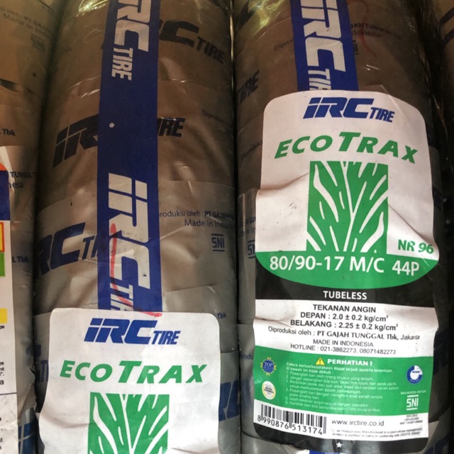BAN LUAR IRC TUBLES 80/90-17 NR96