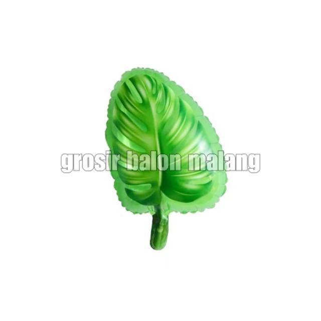 Balon foil daun monstera leave