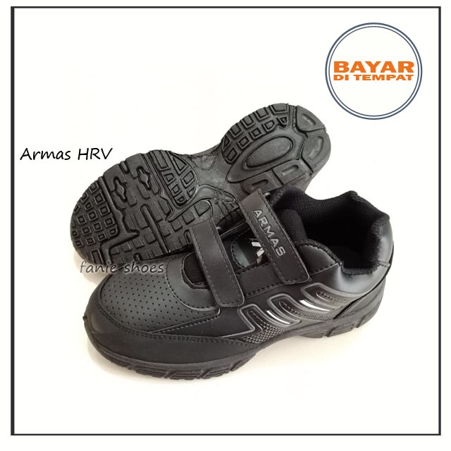 Sepatu Sekolah Armas HRV 30-37 / Sepatu Sekolah Hitam Anak Laki SD SMP SMA