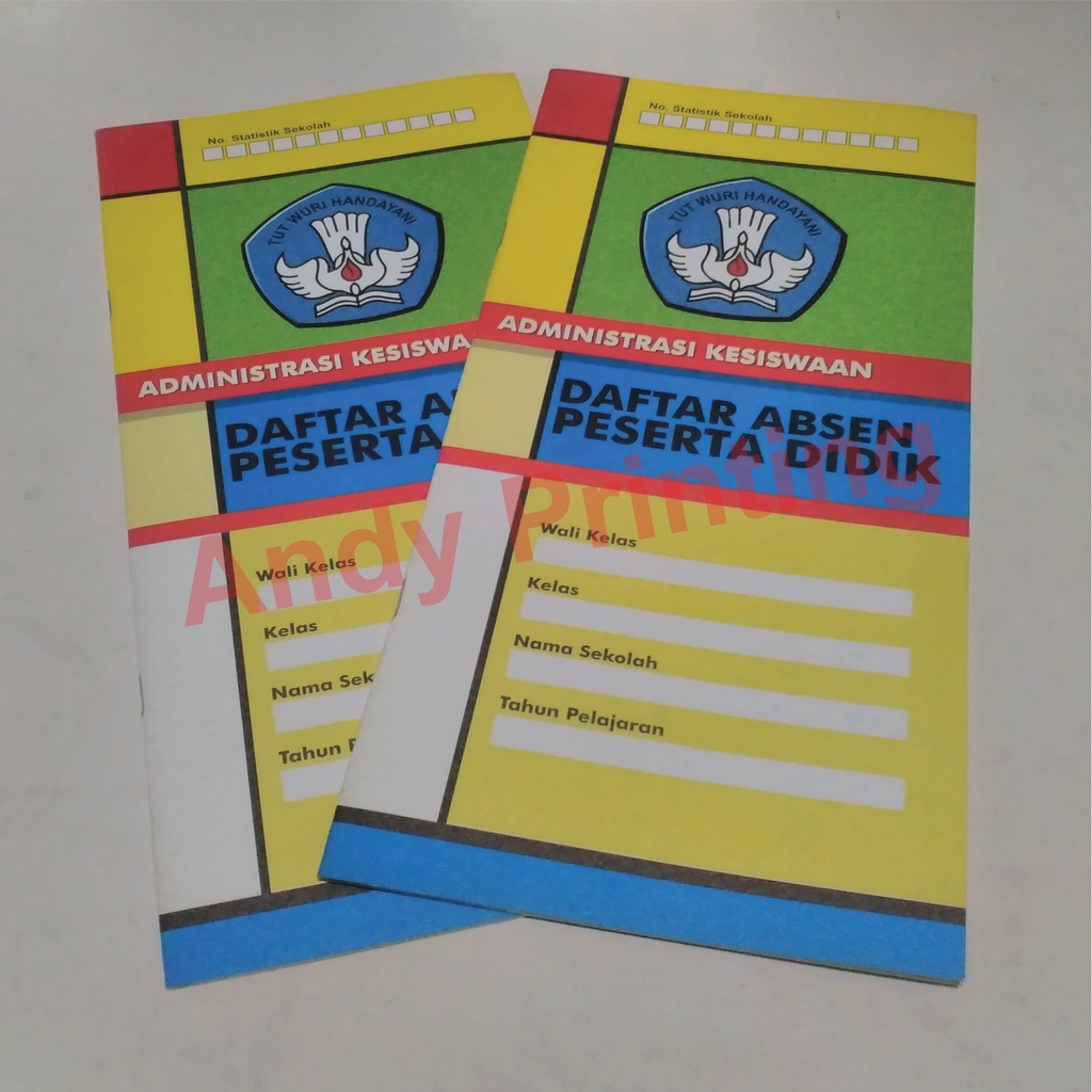 

Buku Daftar Absen Peserta Didik Sekolah