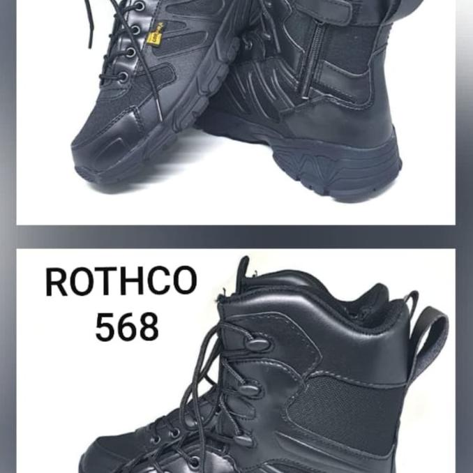 Sepatu Boots Tactical Rothco Tinggi 568 Bk